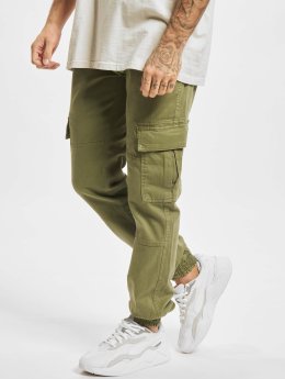 Urban Classics Cargo Washed Cargo Twill Jogging olive