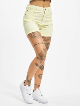Urban Classics / shorts Twill Highwaist Stretch in geel