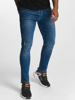 Urban Classics Skinny Jeans Ripped  blå