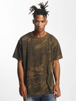 Urban Classics Männer T-Shirt Camo Oversized in camouflage