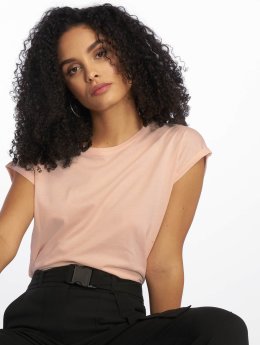   Extended Shoulder T-Shirt Pink