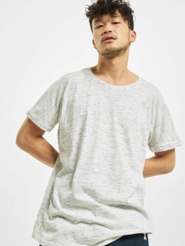 Urban Classics Männer T-Shirt Long Space Dye Turn Up in weiß