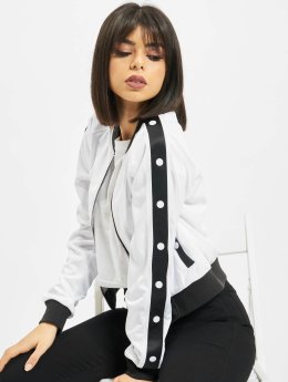 Urban Classics Frauen Übergangsjacke Button Up in weiß