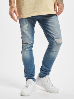 VSCT Clubwear Männer Skinny Jeans Thor Track in blau