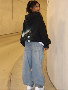 25o.clock Hoody Picture  schwarz