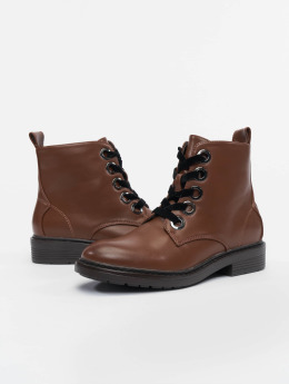 Urban Classics Čižmy/Boots Velvet Lace hnedá