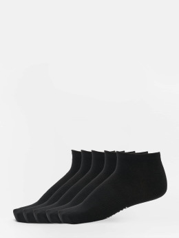   5-Pack Logo No Show Socks Black