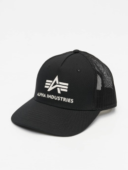 Alpha Industries Casquette Trucker mesh Basic noir