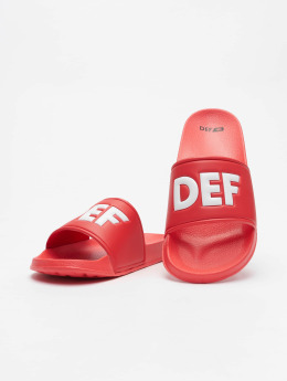 DEF Badesko/sandaler Defiletten red