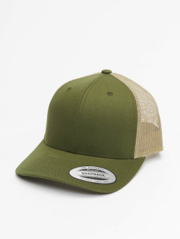 Flexfit Casquette Trucker mesh Retro vert