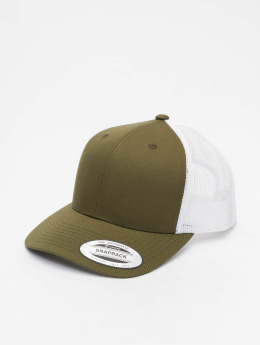 Flexfit Truckerkeps  Retro Two Tone oliv