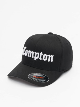 Mister Tee Lastebilsjåfør- / flexfitted caps Compton Curved svart