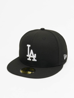 New Era Männer,Frauen Fitted Cap MLB Basic LA Dodgers 59Fifty in schwarz