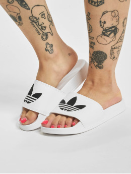 adidas Originals Badesko/sandaler Adilette hvit