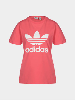 adidas Originals Camiseta Trefoil rojo