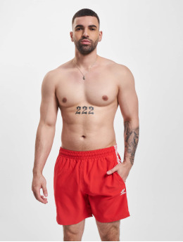 adidas Originals Kąpielówki 3-Stripes czerwony