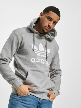 adidas Originals Mikiny Trefoil šedá