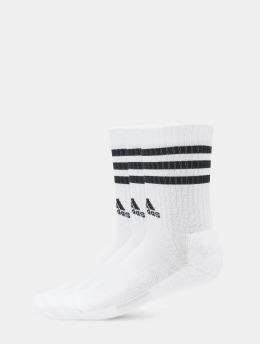 adidas Originals Ponožky 3s Crew 3 Pack biela