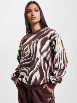 adidas Originals Pulóvre Originals Aop Sweater hnedá