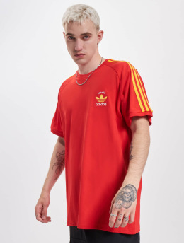 adidas Originals T-paidat 3 Stripes  punainen