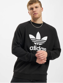 adidas crew sweatshirt black