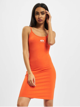 Alpha Industries Kleid Basic Dress Small Logo Dress orange