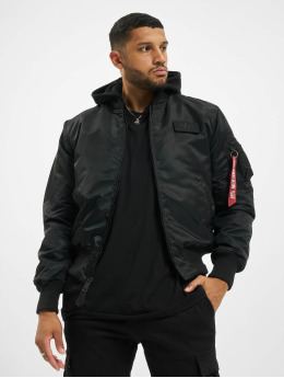 Alpha Industries Kurtka pilotka Ma-1 Zh Back Print czarny