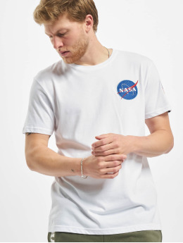 Alpha Industries T-Shirt Space Shuttle white