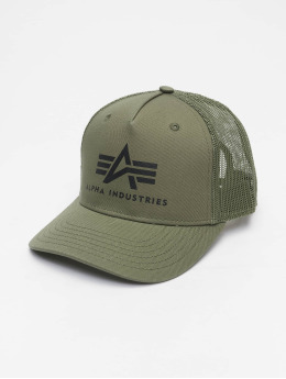 Alpha Industries Trucker Cap  Basic grün
