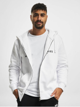 Alpha Industries Zip Hoodie Basic  weiß