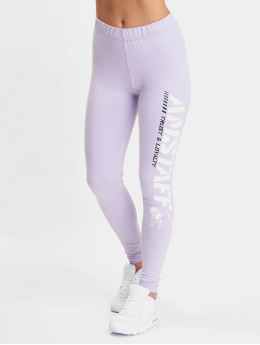 Amstaff Legging/Tregging Woman Logo purple