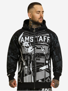 Amstaff Zip Hoodie Rovul  black