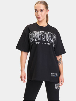 Babystaff t-shirt College Oversized  zwart