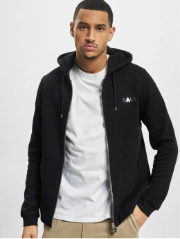 BALR Zip Hoodie Q Series Straight Heather black
