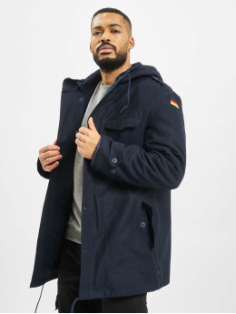 Brandit Parka BW  niebieski