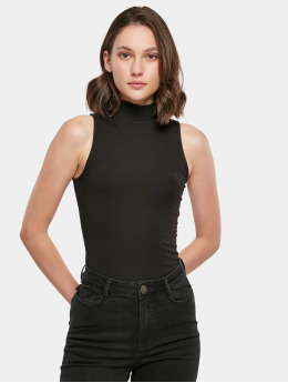 Build Your Brand Body Sleeveless Turtleneck  black