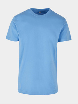 Build Your Brand T-Shirt Round Neck  bleu