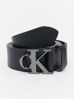 Calvin Klein Belts Round Mono Plaque svart