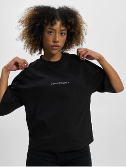 Calvin Klein Camiseta Blown Up Oversized negro