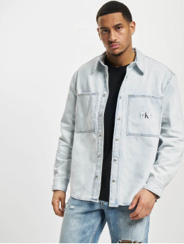 Calvin Klein Kauluspaidat Relaxed Linear sininen
