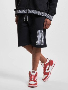 Carlo Colucci Shorts Sweat schwarz