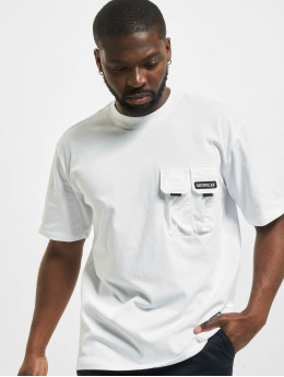 Caterpillar T-Shirt Double Pocket weiß