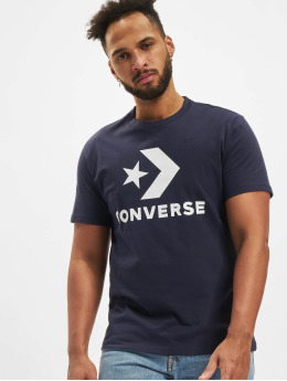 Converse T-Shirt Star Chevron  blau