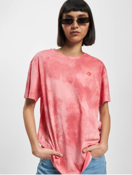 Converse T-shirt Wash Effect Relaxed rosa