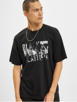 Criminal Damage T-Shirty Black Is Beautiful czarny