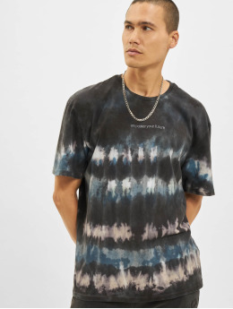 Criminal Damage T-skjorter Fire Ice Tie Dye blå