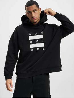 Dangerous DNGRS Bluzy z kapturem Control Oversized czarny