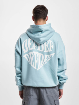 DEF Hoodie Heavy Oversized HEART blue