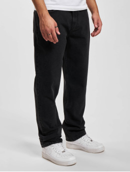 DEF Straight Fit Jeans Kant schwarz