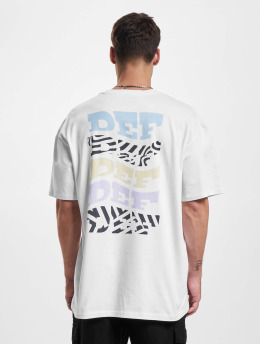 DEF T-Shirt Oversized ZEBRA weiß